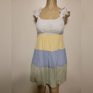 MINE Colorful Sleeveless Women's Dress Spring Easter Summer Medium